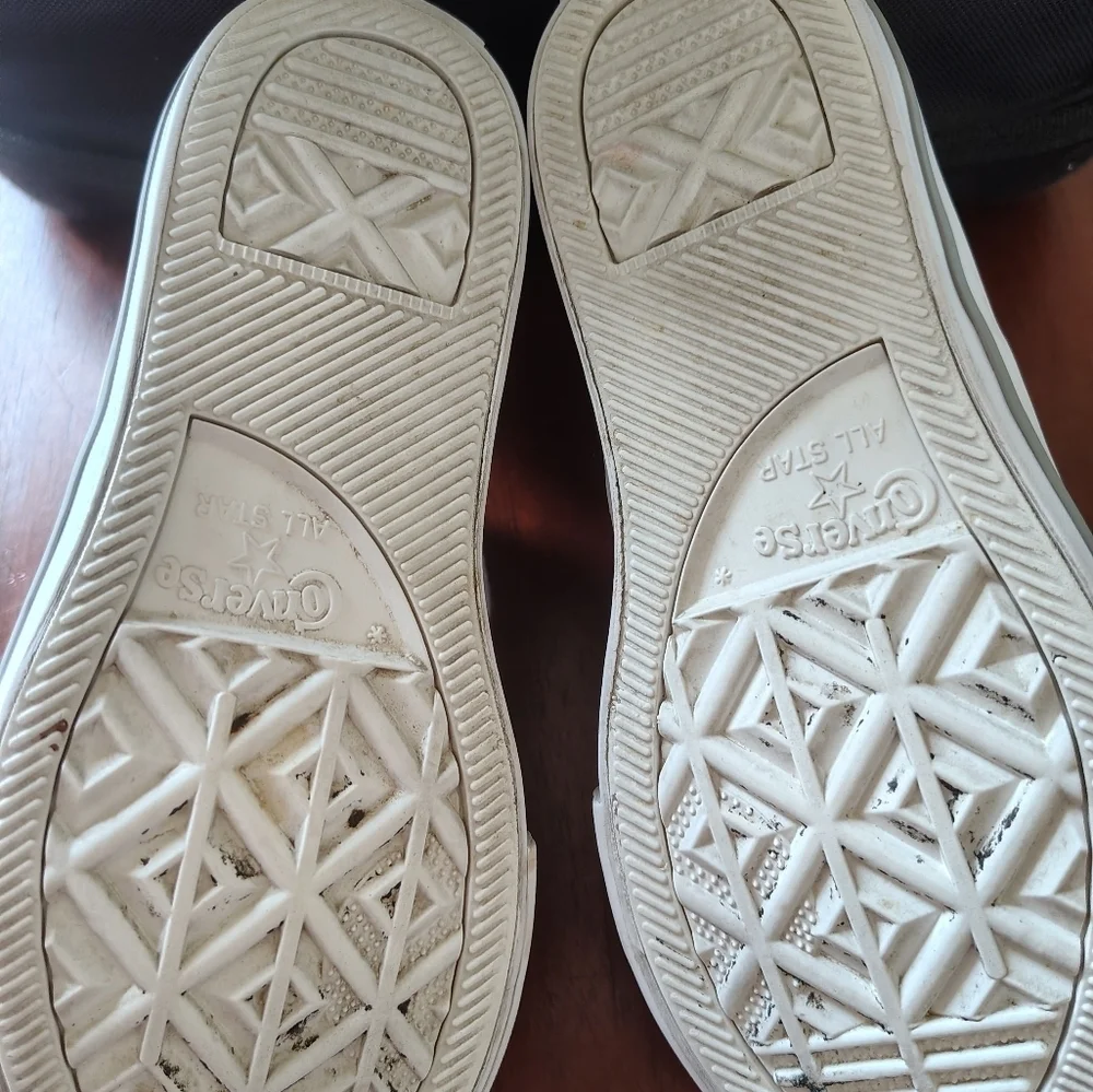 Converse All Star Classic White Kids Sneakers Size 12